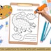 Dinosaur Dot Marker Coloring Pages: Fine Motor Activity (PDF Download ...