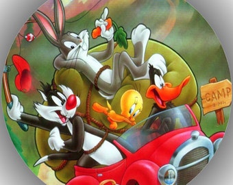 Tortenaufleger Geburtstag Party Tortenbild Fondant Oblate Looney Tunes P2