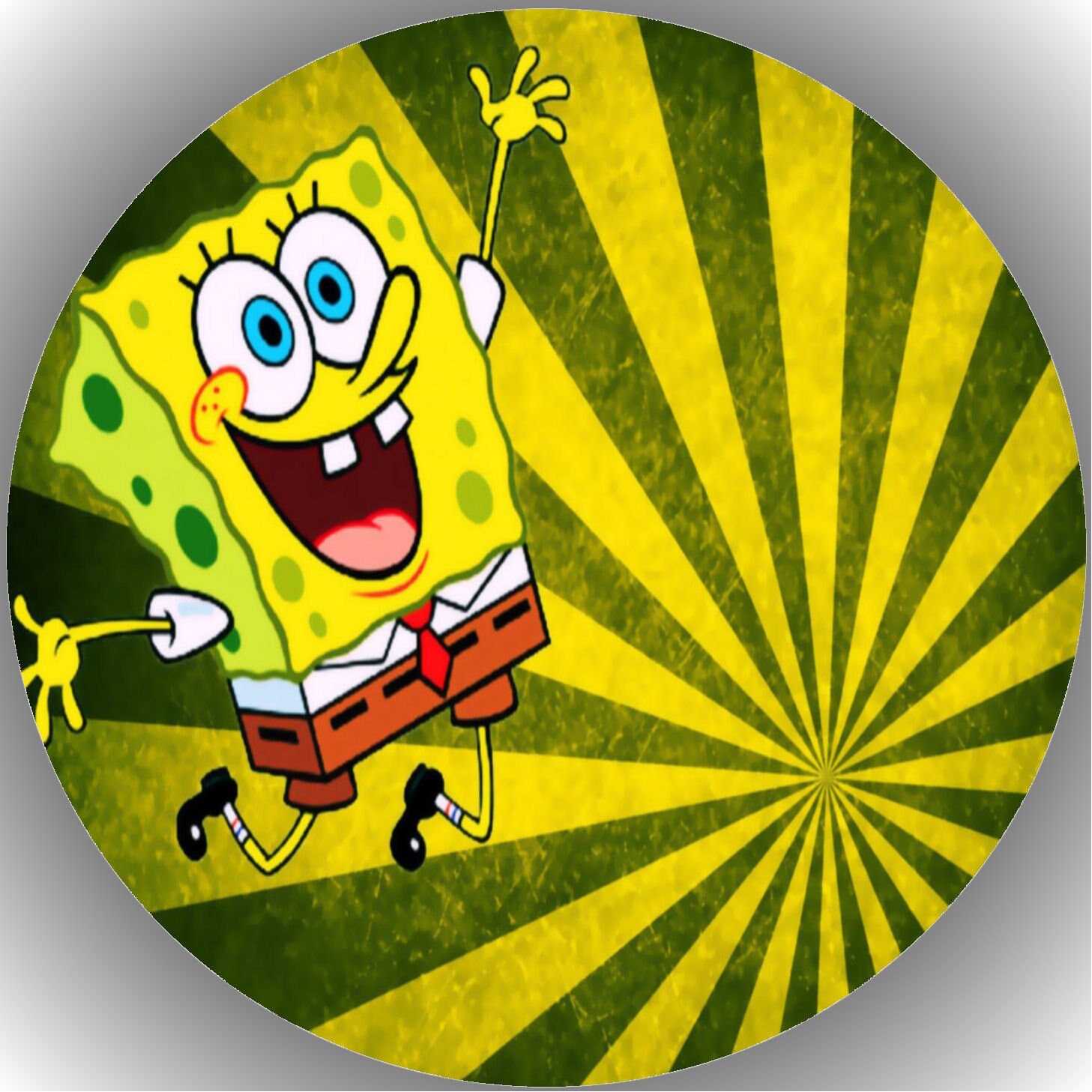 Fondant Tortenaufleger Tortenbild Geburtstag Spongebob T 24 Etsy