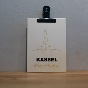 Stadt Kassel | Herkules | Holzkarte | Koordinaten