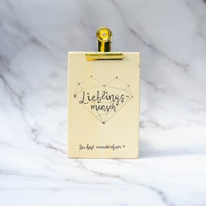 Liebe | Herz | Valentinstag | personalisierte Holzkarte | Lieblingsmensch