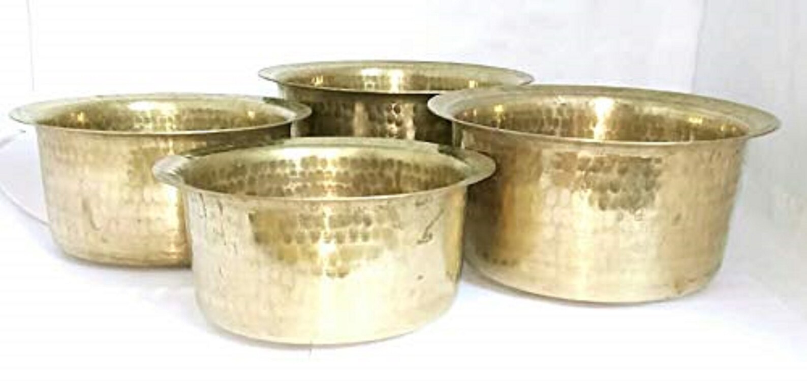 Traditional Indian pure brass cooking vessel heavy weight Etsy