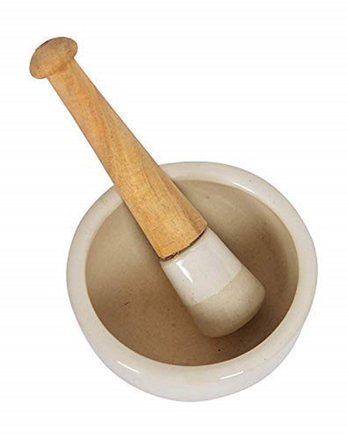 D363 Ayurvedic Medicine Crusher Bowl Ceramic Porcelain Masher Etsy