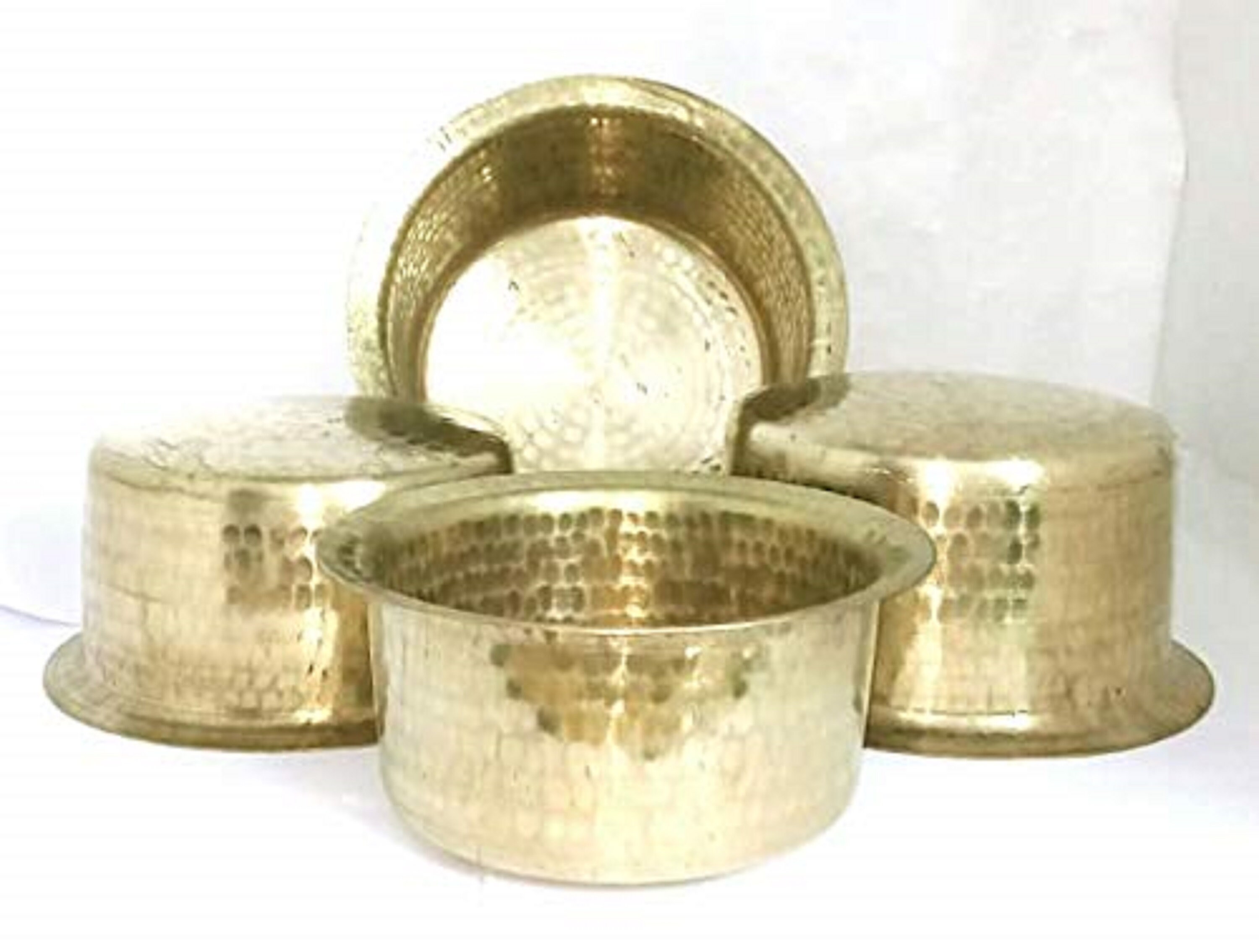 Traditional Indian pure brass cooking vessel heavy weight Etsy