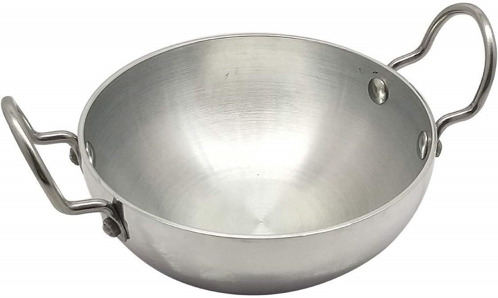 Indian Handmade Aluminium Round Regular Karahi set of 3 Etsy