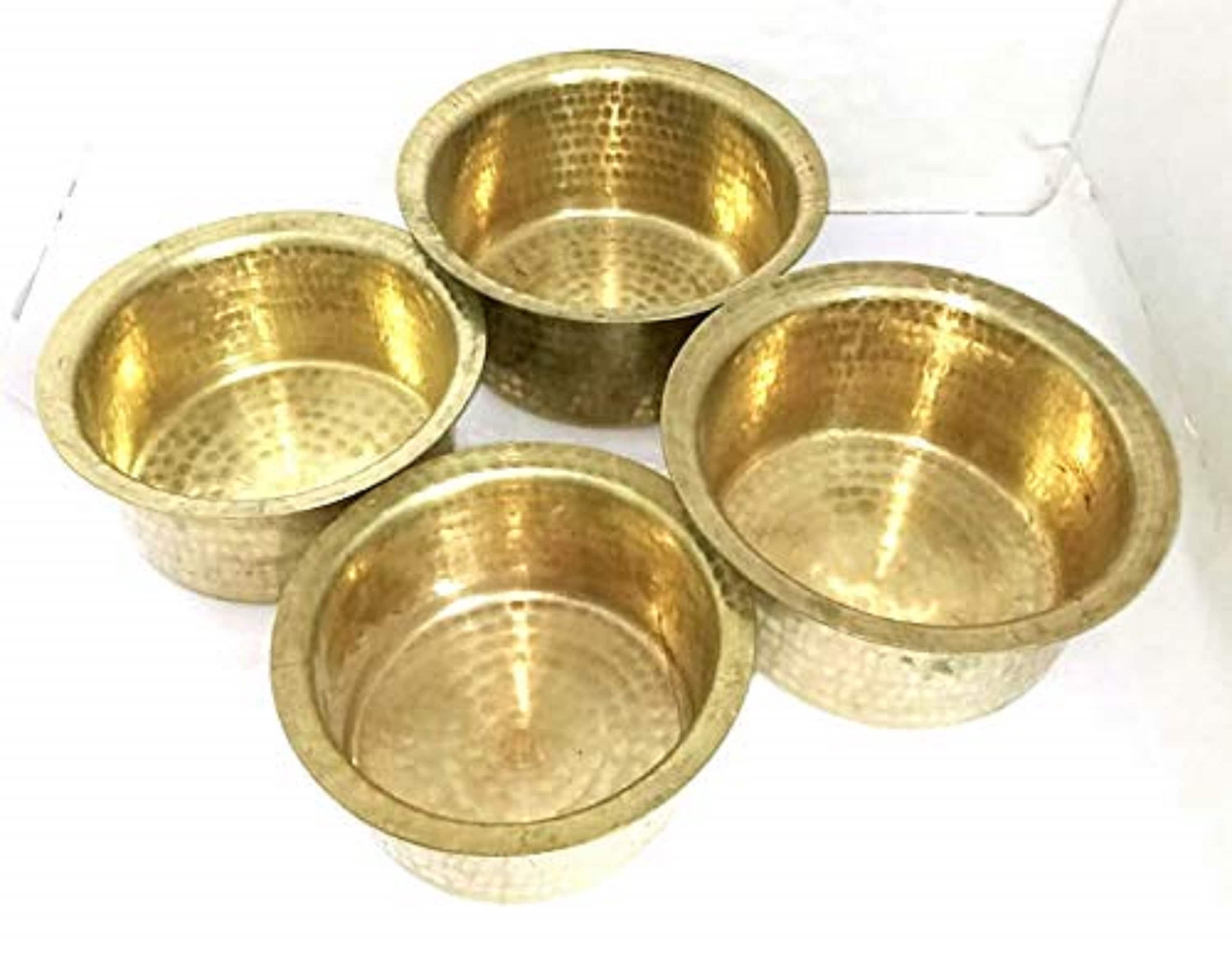 Traditional Indian pure brass cooking vessel heavy weight Etsy