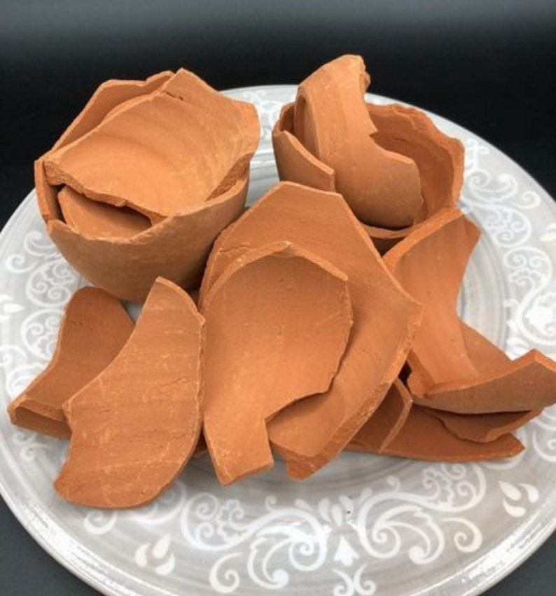 Natural Indian Clay Pot Chips Indian clay chips clay Etsy