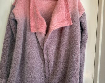 Women&#39;s Hand knit Mohair Cardigan