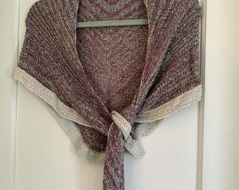 Handknit Women&#39;s Cotton Scarf