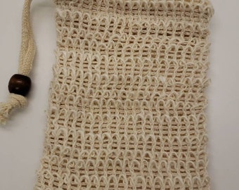 Organic Sisal Soap Saver - Soap Bag - Plastic Free -  Biodegradable - Vegan