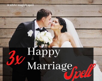 3x happy marriage spell |better sex| romance| communication| Spice in relationship | same day delivery| respect |Manifestation central