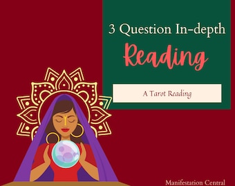 Lectura en profundidad/cualquier tema/tarot/lectura psíquica de tarot/manifestación central