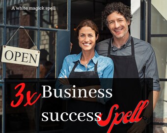 3X Business success spell | increase your business with magic| Money |success | happiness | manifestation Central | same day delivery