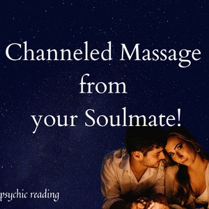 Gekanalte Nachricht von deinem Seelenverwandten | Liebes-Lesen | Romanze| Psychische Lektüre | Tarot-Lesung | 24 Stunden Lieferung | Manifestation Zentral