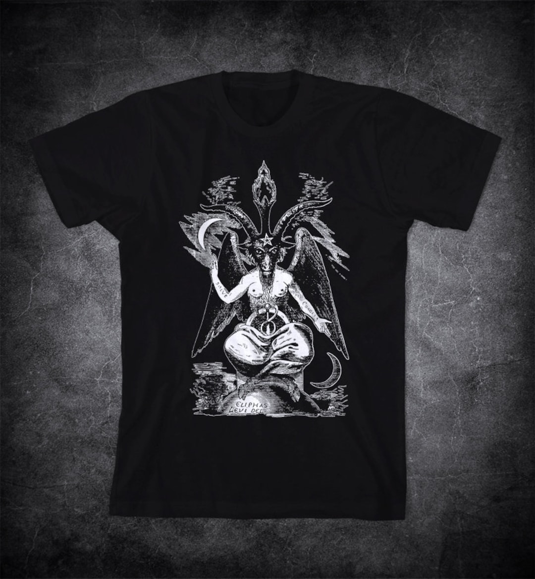 BAPHOMET T-shirt Sabbatic Goat T-shirt Eliphas Levi Dogme - Etsy