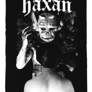 HAXAN back patch, Haxan - Witchcraft Through the Ages, Witches Sabbath, Black Magic, Satanic, HAXAN movie 1922, demonology, occult