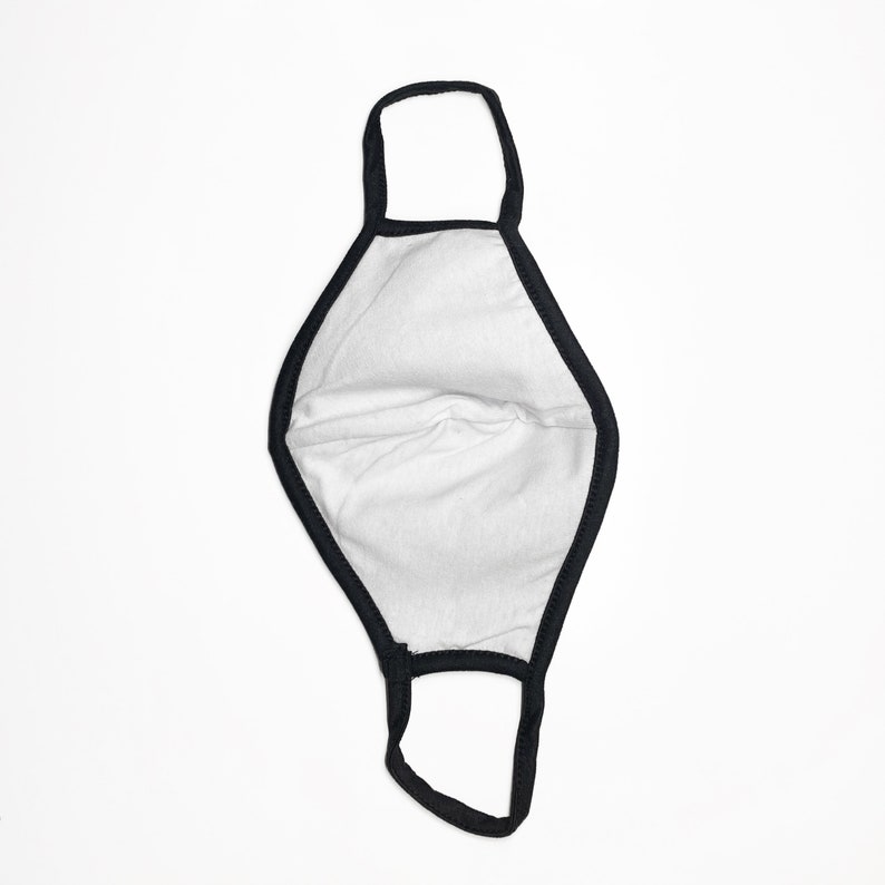 Triple Layer Black Face Mask Made in USA Washable & Reusable Etsy