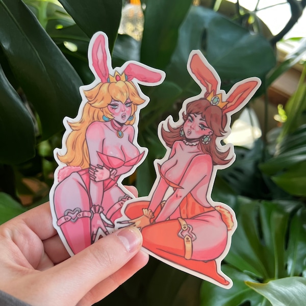 Anime Style Bunny Girl Sticker Set