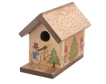 Birdhouse with Etching