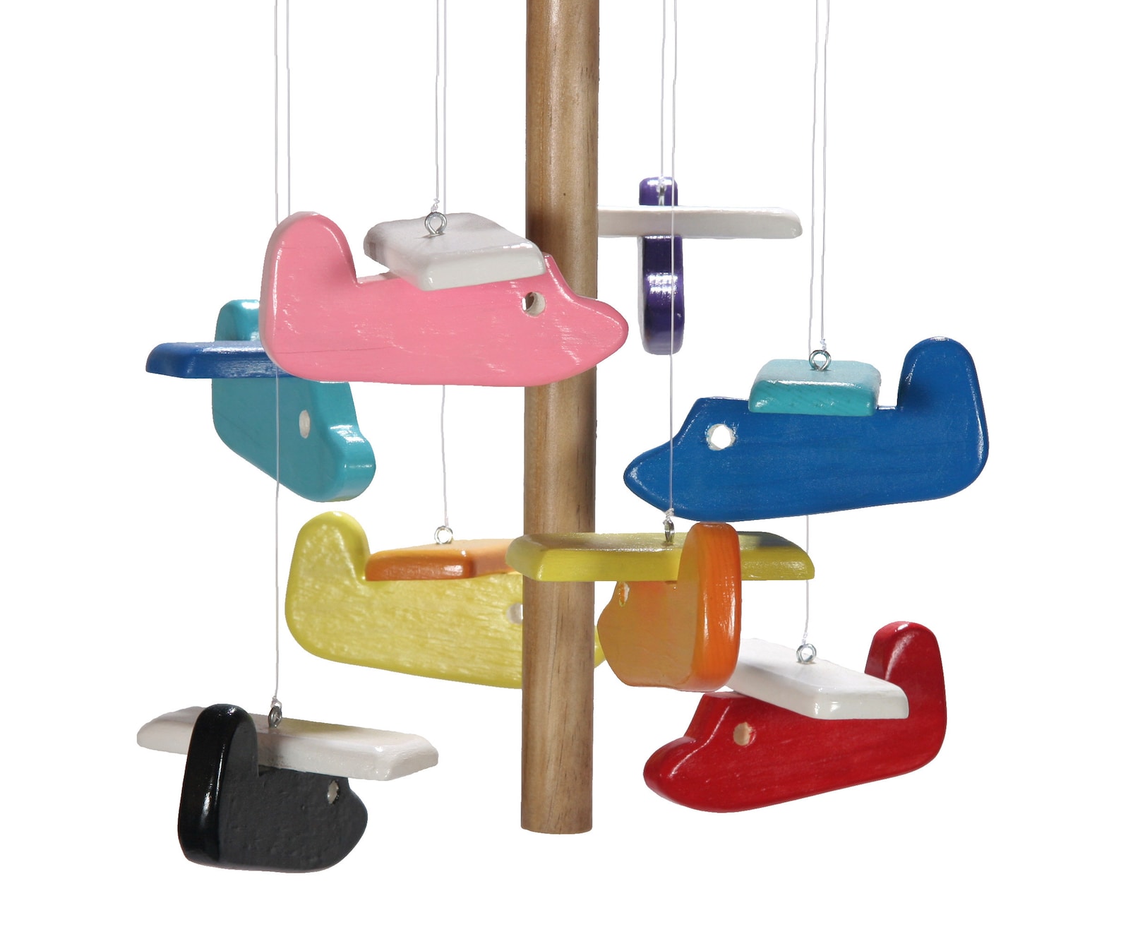 Airplane Wind Chimes Multi Colored Wind Chimes Etsy