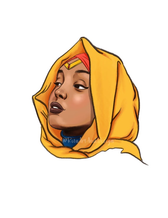 Anime Hijab Stickers for Sale