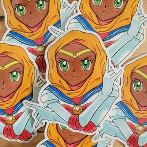 Beautiful Girl in Hijab Cartoon iPad Case & Skin for Sale by MrBadDream