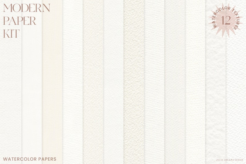 Peut inclure: Un ensemble de 12 textures de papier aquarelle blanc. Les papiers ont une vari&eacute;t&eacute; de textures, y compris lisses, rugueuses et textur&eacute;es. Les papiers sont parfaits pour cr&eacute;er une vari&eacute;t&eacute; de projets artistiques, y compris des peintures, des dessins et des techniques mixtes.