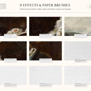 May include: Nine digital brushes for Procreate, designed to create realistic oil painting effects. The brushes include a variety of textures, including canvas, paper, and impasto. The brushes are perfect for creating realistic paintings, portraits, and landscapes.