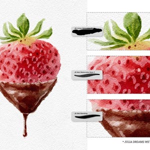 Wet on Wet Watercolor Procreate Brushes - Realistic Painting Kit for Procreate - iPad Brushes Watercolor Brushes - Watercolor Canvas Digital image 2