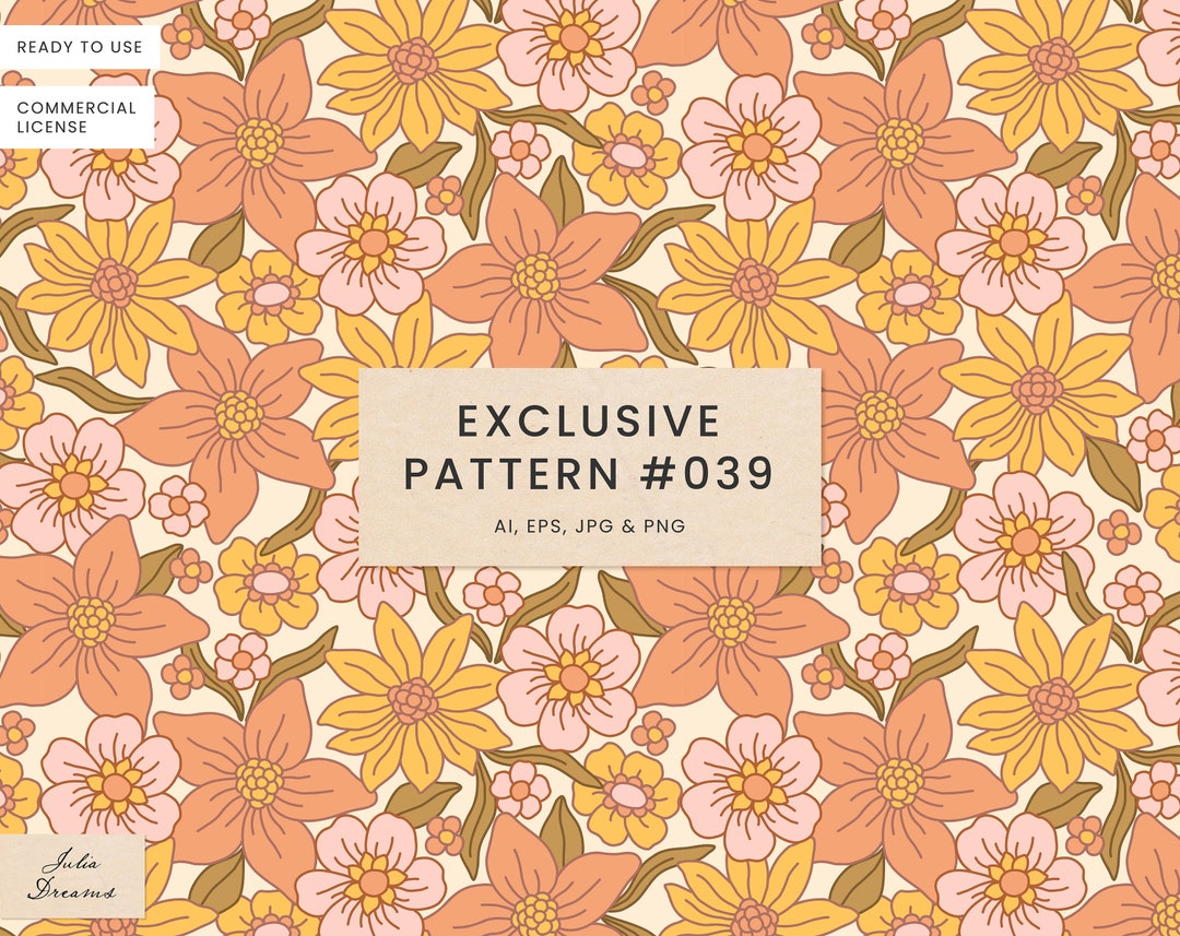Exclusive Pattern 039 - Seamless Pattern Scrapbook Paper Fabric ...