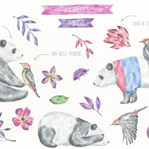 Best Friends Watercolor Clipart - Watercolor Nursery Pastel - Polar ...