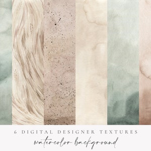 Digital Textures - Watercolor Paper - Ombre Watercolor - Watercolor Clipart - Texture - Digital Background - Printable Papers - Modern Oasis