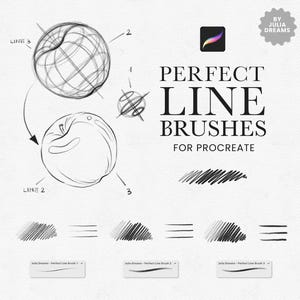 Perfect Sketch Brushes for Procreate | Realistic Pencil & Drawing Brush Set for iPad