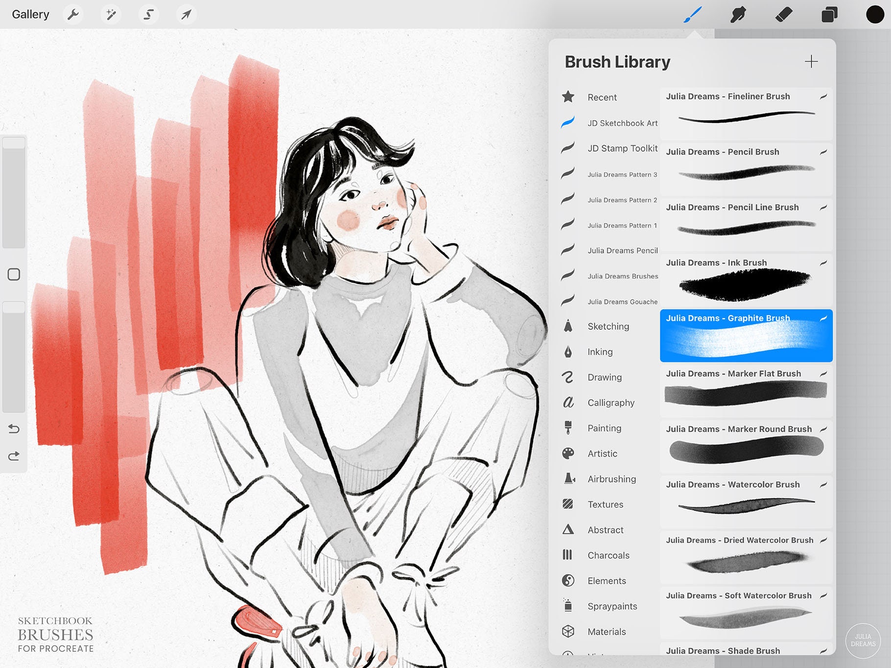 The Sketchbook Experience for Procreate