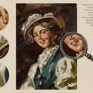 Realistic Oil Procreate Brushes - Painting Kit for Procreate - iPad Brushes - Oil Brushes - Oil Canvas Digital Download - Impasto image 2