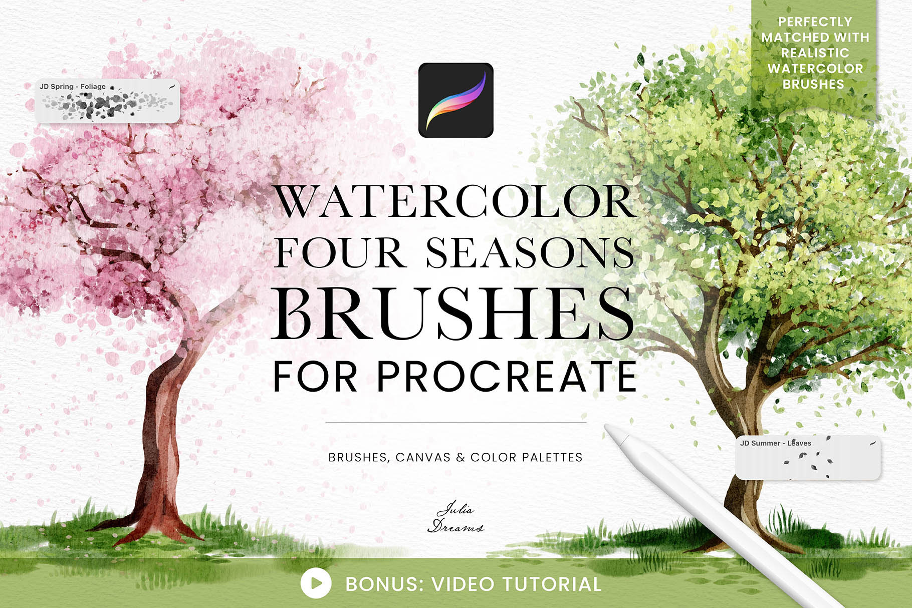 Perfectly Paired- Summer Watercolor Perfectly Paired- Summer Watercolor