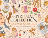Spiritual Collection - Oracle Cards Digital Clipart - Individual PNG Files - Tarot Card Desk - Vintage Digital Paper - Oracle Deck Printable