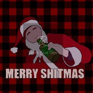 Merry Sh*tmas Christmas Santa winter png jpeg