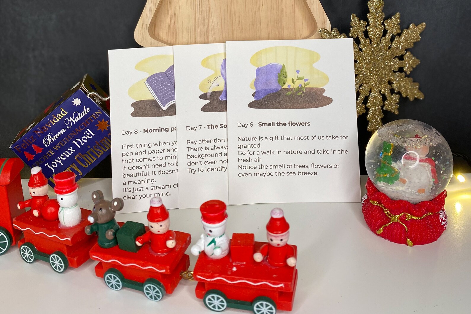 Printable Mindfulness Advent Calendar Etsy