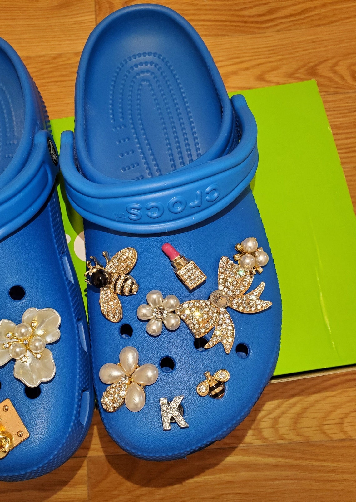 sky blue crocs