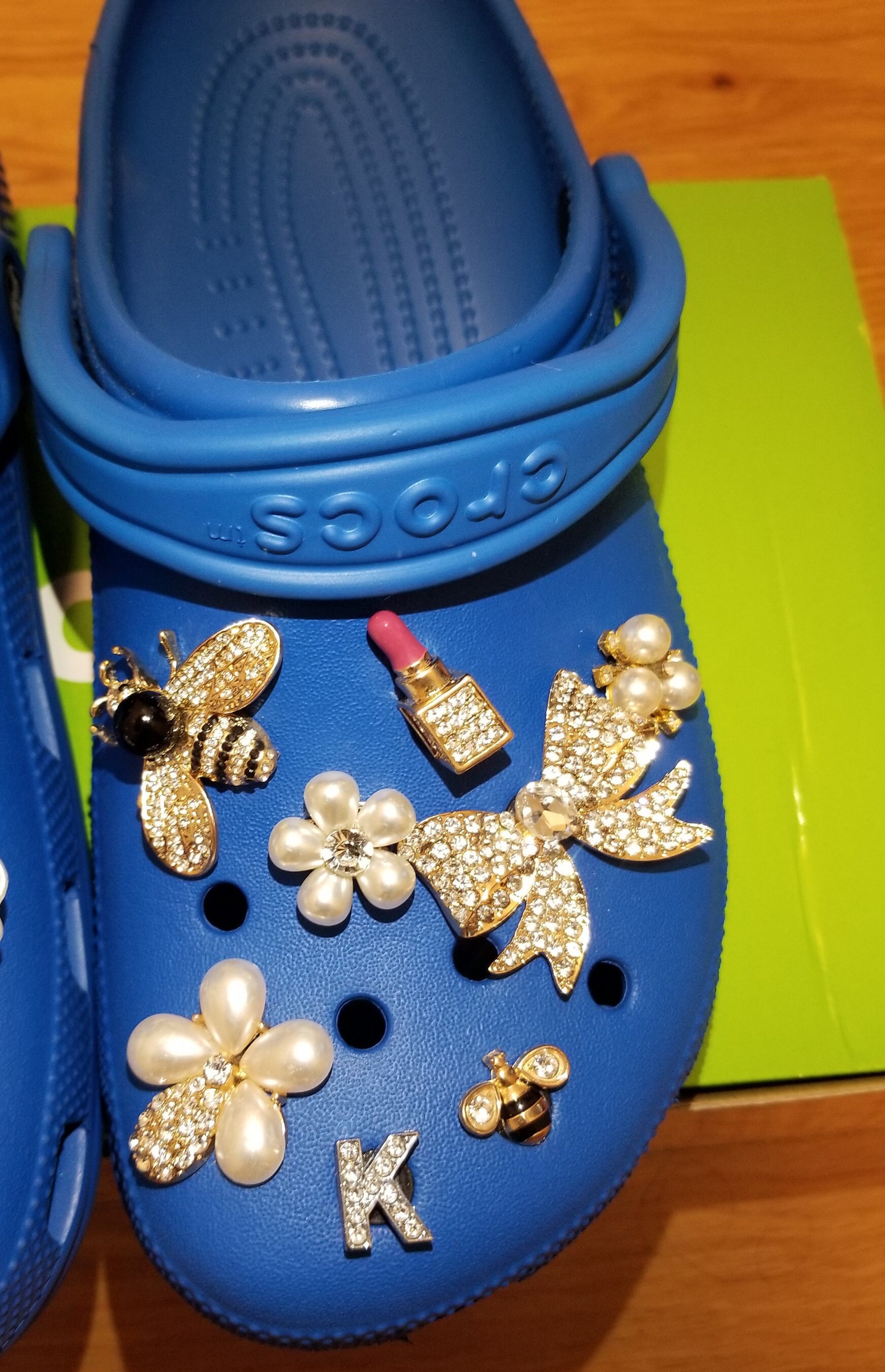 Custom Crocs with Full Luxury Bling Charms & Shoe Chain READ Etsy