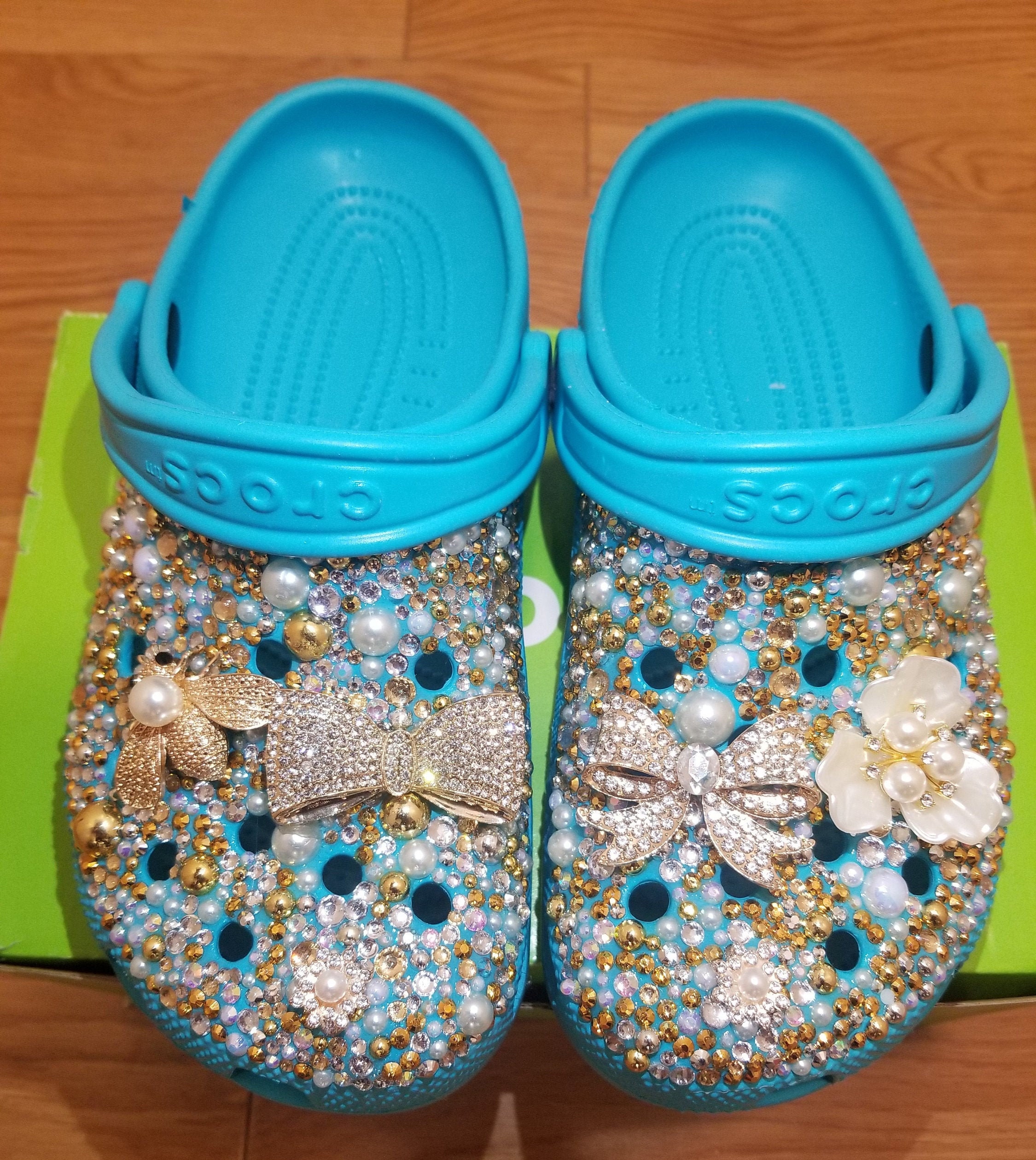 Custom Bling Crocs large and small rhinestone charms Etsy