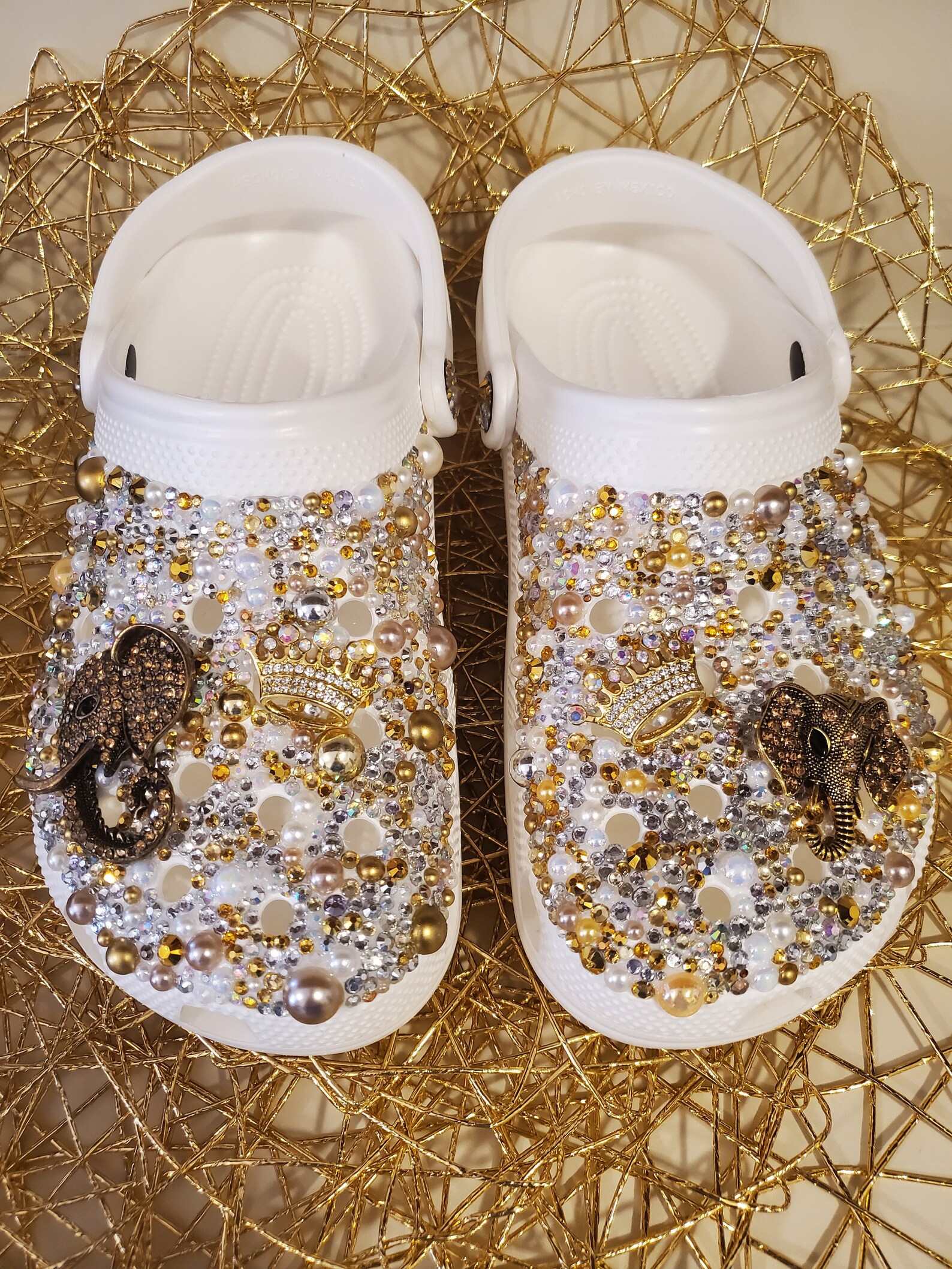Custom Bling Crocs Etsy