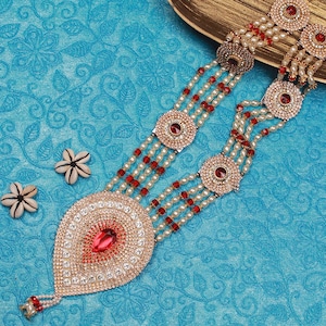 Traditionele Designer Long Paan Haar, Bruidegom Sieraden voor Mannen Jas Broek/Sherwani, Indiase Bruidegom Ketting