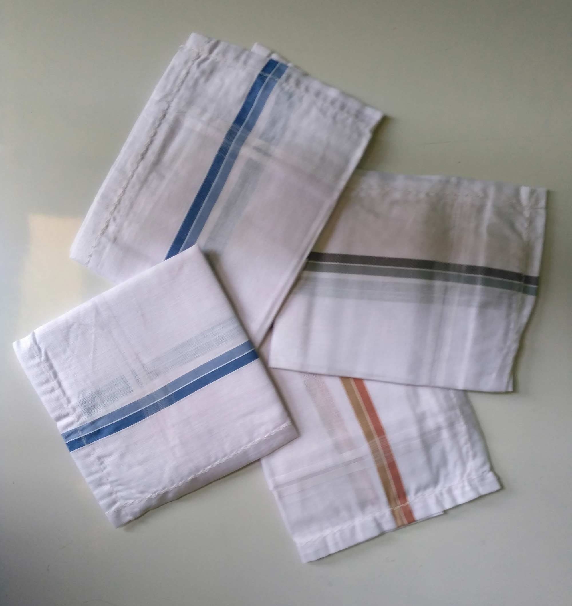Bulk Handkerchief Soft White Hankies 100 Cotton Mens Etsy UK