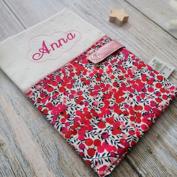 Personalized Liberty and Swiss dot health book cover