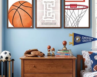 Personalized Sports Theme Wall Decor-Basketball