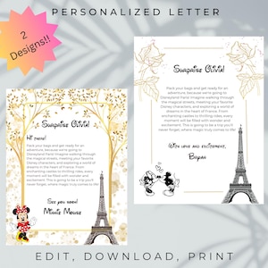 Paris Surprise, cartas personalizadas e ingressos para viagem surpresa revelam