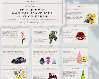 Universal Orlando Scavenger Hunt: 10 Clues (Digital Download)