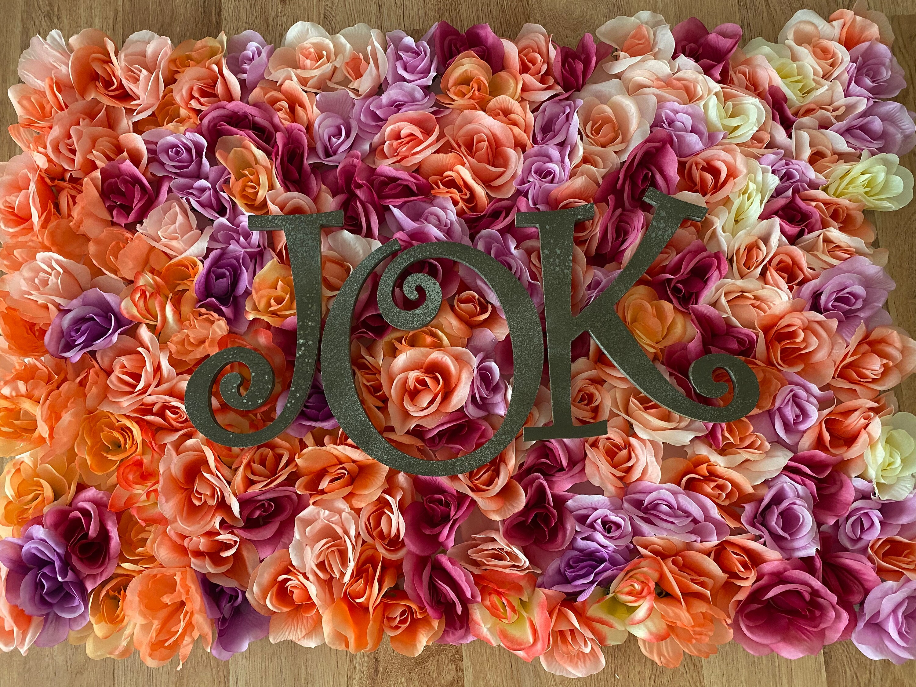 Customized Flower Wall Picture Art | Etsy